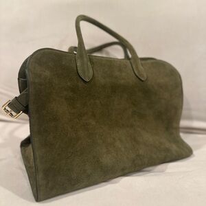 Genuine Leather Suede Italian Bag